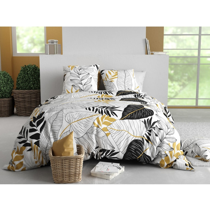 Parure housse de couette imprimée + 2 taies Moana