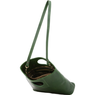 Borsa a tracolla  da donna In Vera pelle Made in Italy 28x33x10 cm
