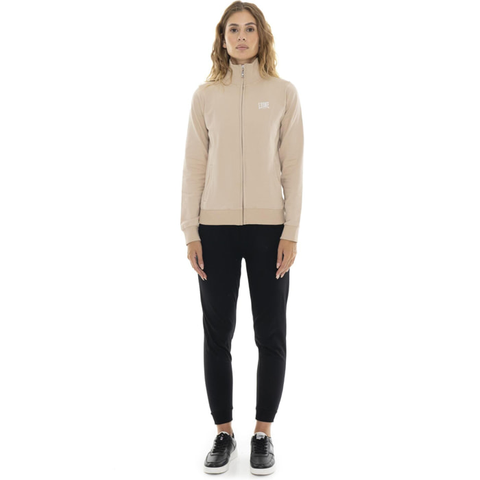 Tuta da donna invernale con colletto e zip 'Silver'