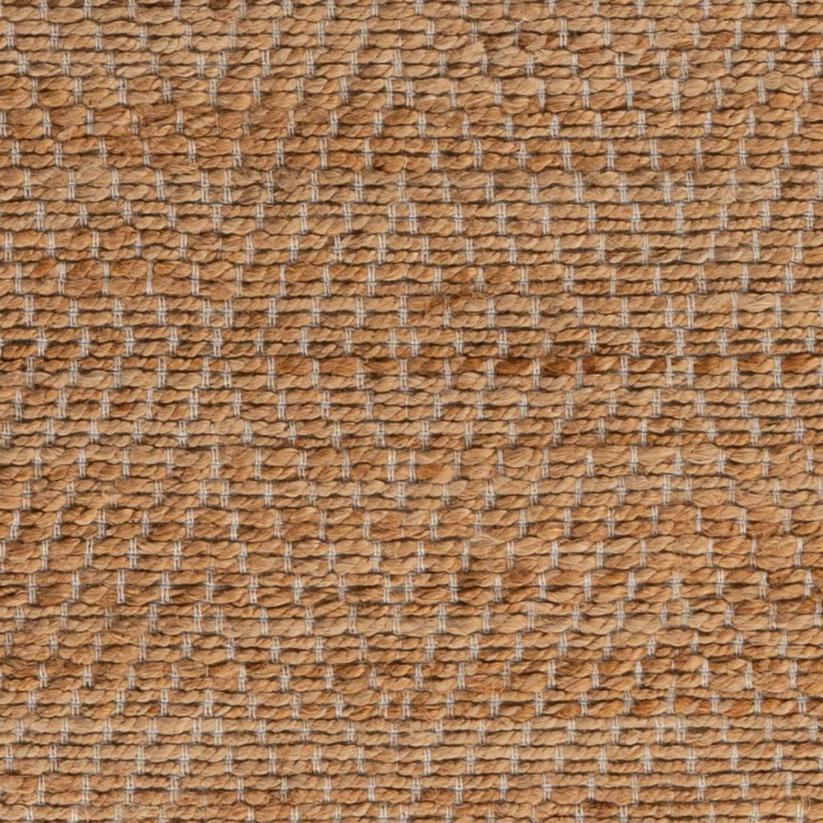 Tapis  en jute tissé main TOSIFA Beige motif uni à chevrons
