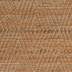 Tapis  en jute tissé main TOSIFA Beige motif uni à chevrons