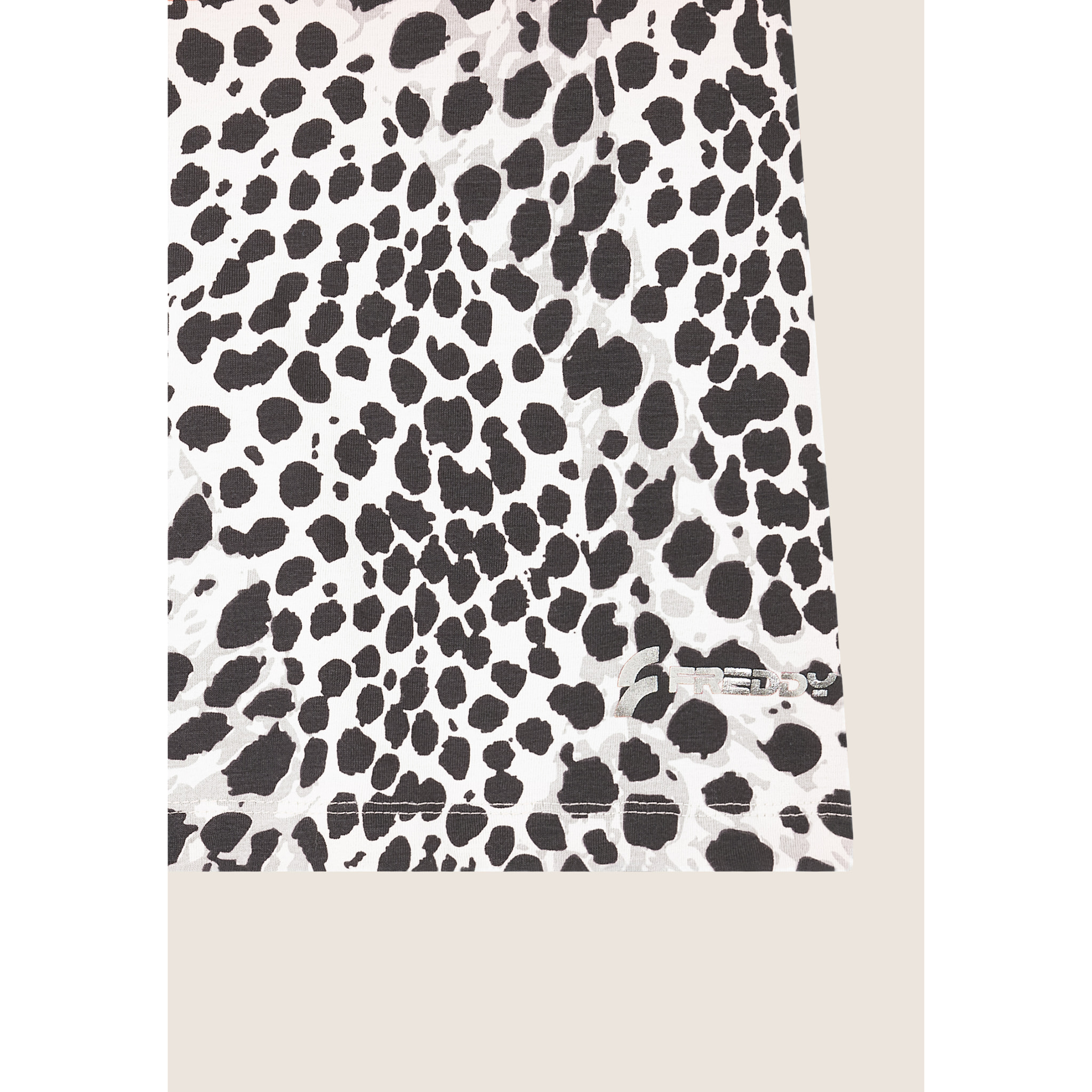 T-shirt regular fit in jersey animalier