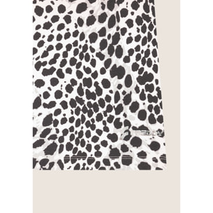 T-shirt regular fit in jersey animalier