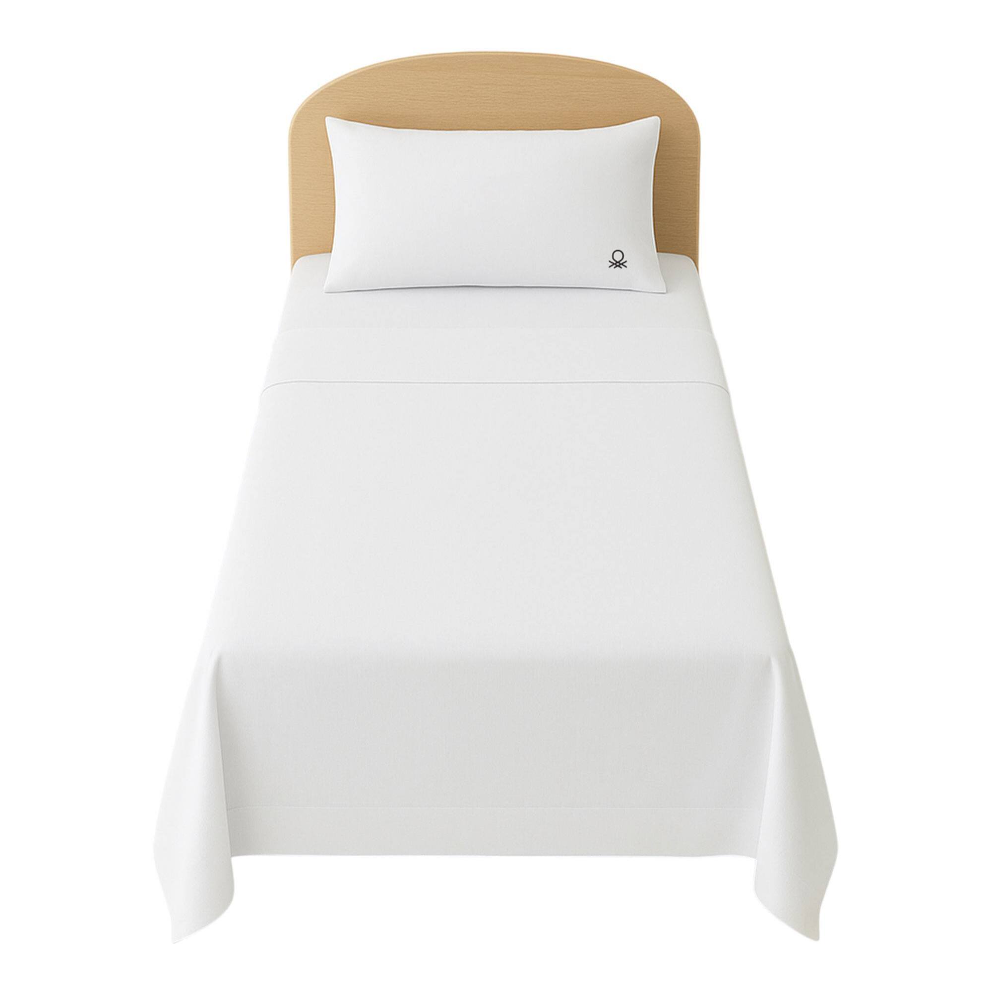 Set 3pzs sabana individual: sabana plana (160x290cm c/ dobladillo simple 5cm) + sabana bajera (90x200+25cm flap) + 1 funda de almohada (50x80cm) 100%
