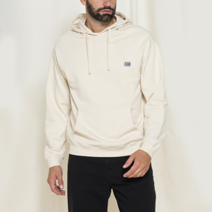 FELPA RELAXED FIT THE BLUE AGE CON CAPPUCCIO