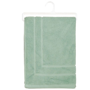 Tapis de bain coton vert 50x70cm