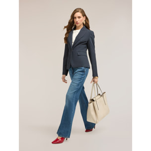 Motivi - Blazer monopetto con revers - Blu
