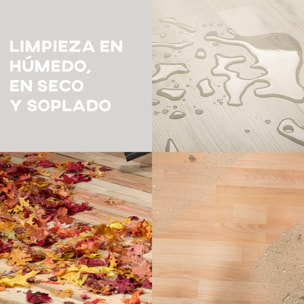 Aspirador en Seco y Húmedo 3 en 1, 1200W, Aspiradora con Función de Soplador, Manguera 2 m, Depósito Inoxidable 20L, Triple Filtro, Boquilla para Suelos y Ranuras, Amarillo