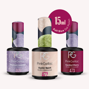 Set vernis semi-permanent - Modern Masquerade - 3x 15 ml