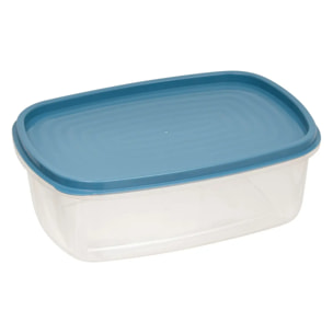 4 boîtes de conservation "Colors" plastique