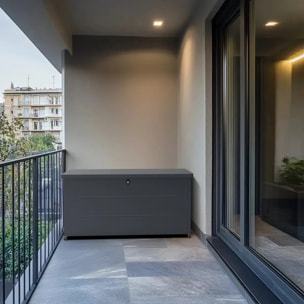 Coffre de jardin anthracite 220 L