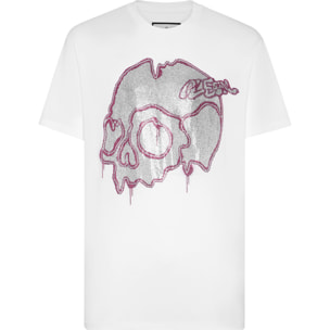 PHILIPP PLEIN Camiseta de cuello redondo y manga corta SKULL