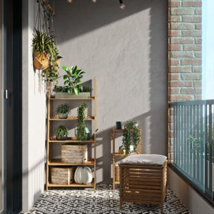 Panier à linge Naturel Home 45x65x45 cm, bois  (HOMEKOS1)
