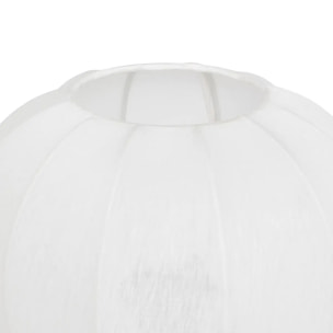 Lampe à poser "Tobie" coton argent H33cm