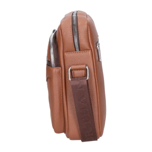 Borsa a tracolla uomo - Modello False - 100% pelle PU - 20.0 x 25.0 x 10.0 cm