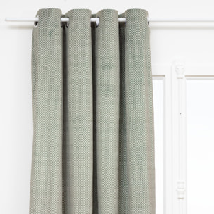Rideau occultant effet velours "Yupi" vert kaki 135x260cm