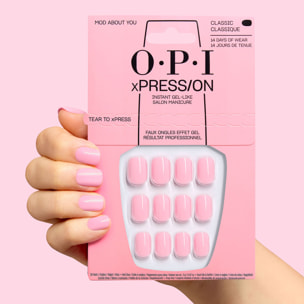 xPRESS-ON - Mod About You - Faux ongles réutilisables, effet gel - OPI