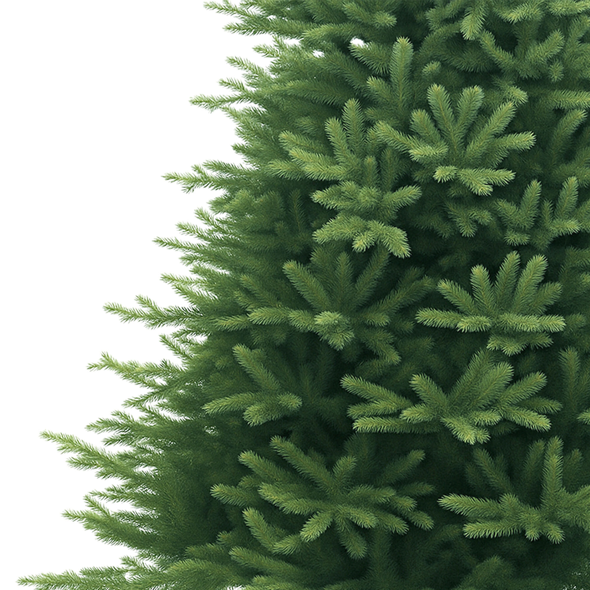 Minstix - Albero di Natale Tradizionale in PE e PVC Ø132x180H cm, 1002 Punte