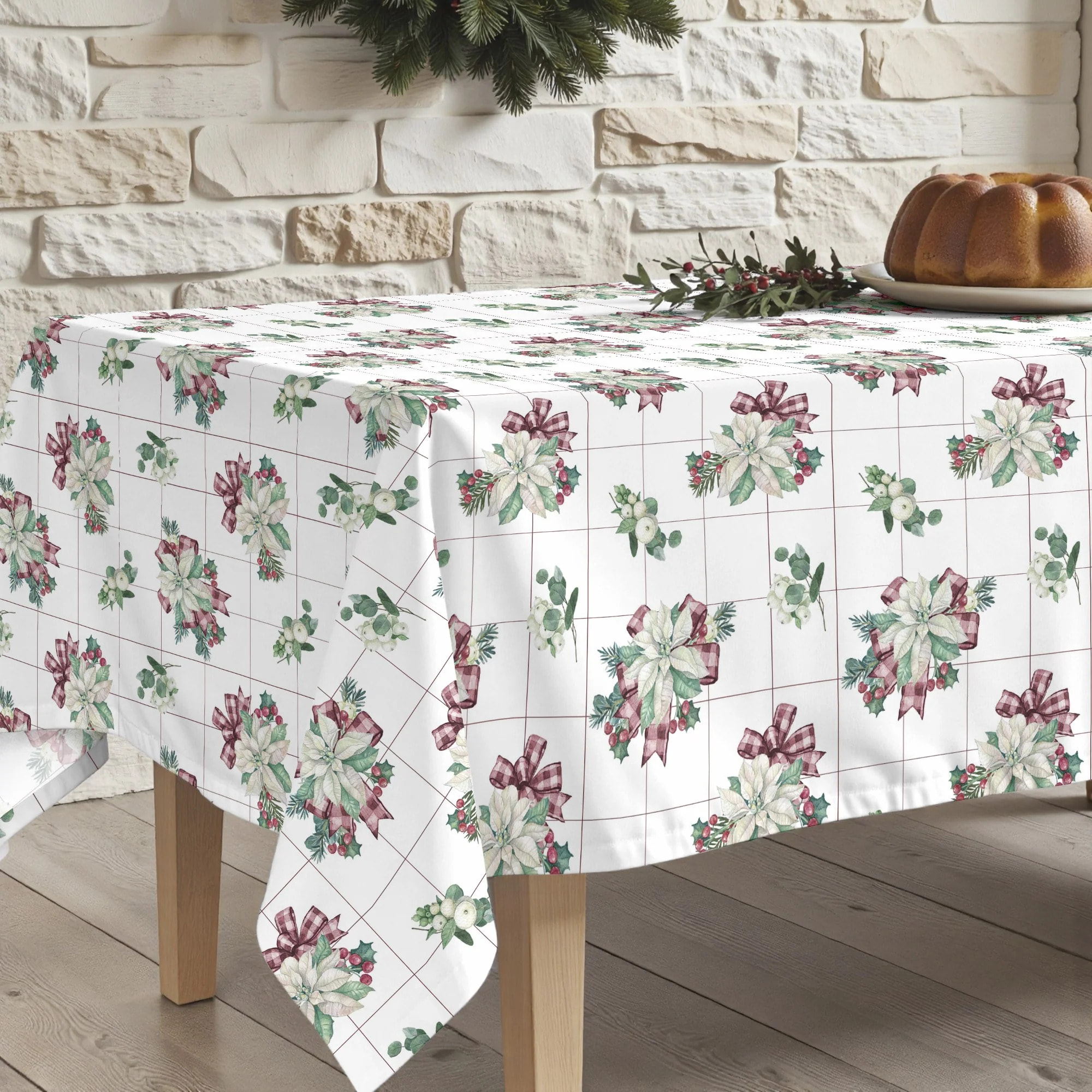 Nappe en résine Anti-tâches Red Christmas 2