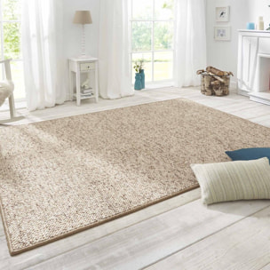 Tapis salon faux uni poils ras, alam, doux et entretien facile