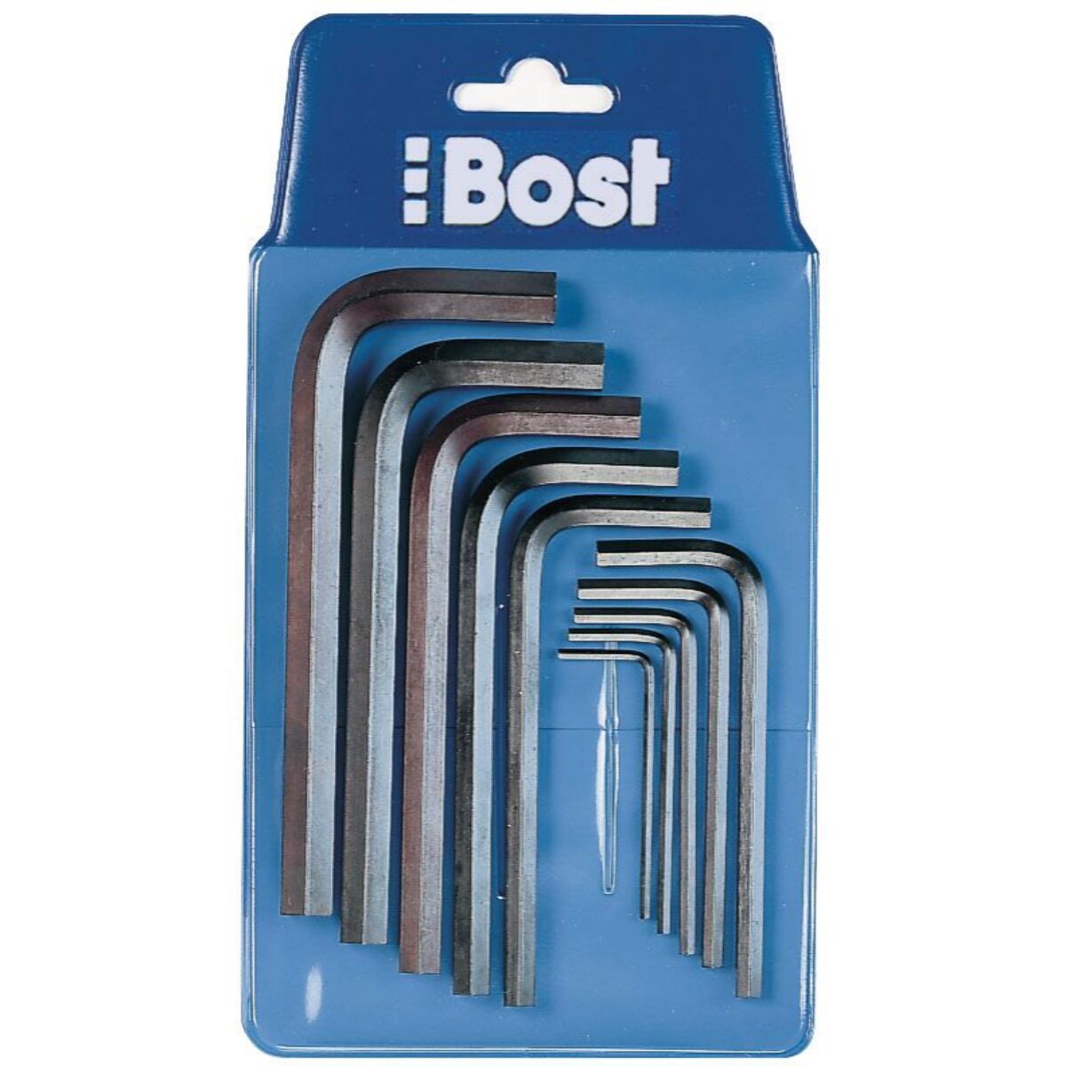 Jeu de clé BOST 6 pans en trousse - 1.5 - 2 - 2.5 - 3 - 4 - 5 - 6 mm - 866650