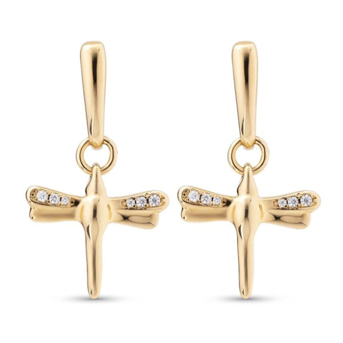 Pendiente Fortune Topaz BLANCO U