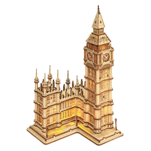 Big Ben Maqueta 3d realista con gran detalle 220 piezas.