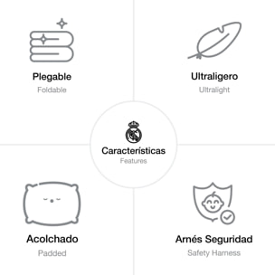 Elevador Real Madrid Gris