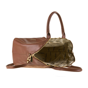 Borsa a mano da donna Made in Italy - Modello Silvana Pro - 100% pelle - 40.0 x 26.0 x 17.0 cm