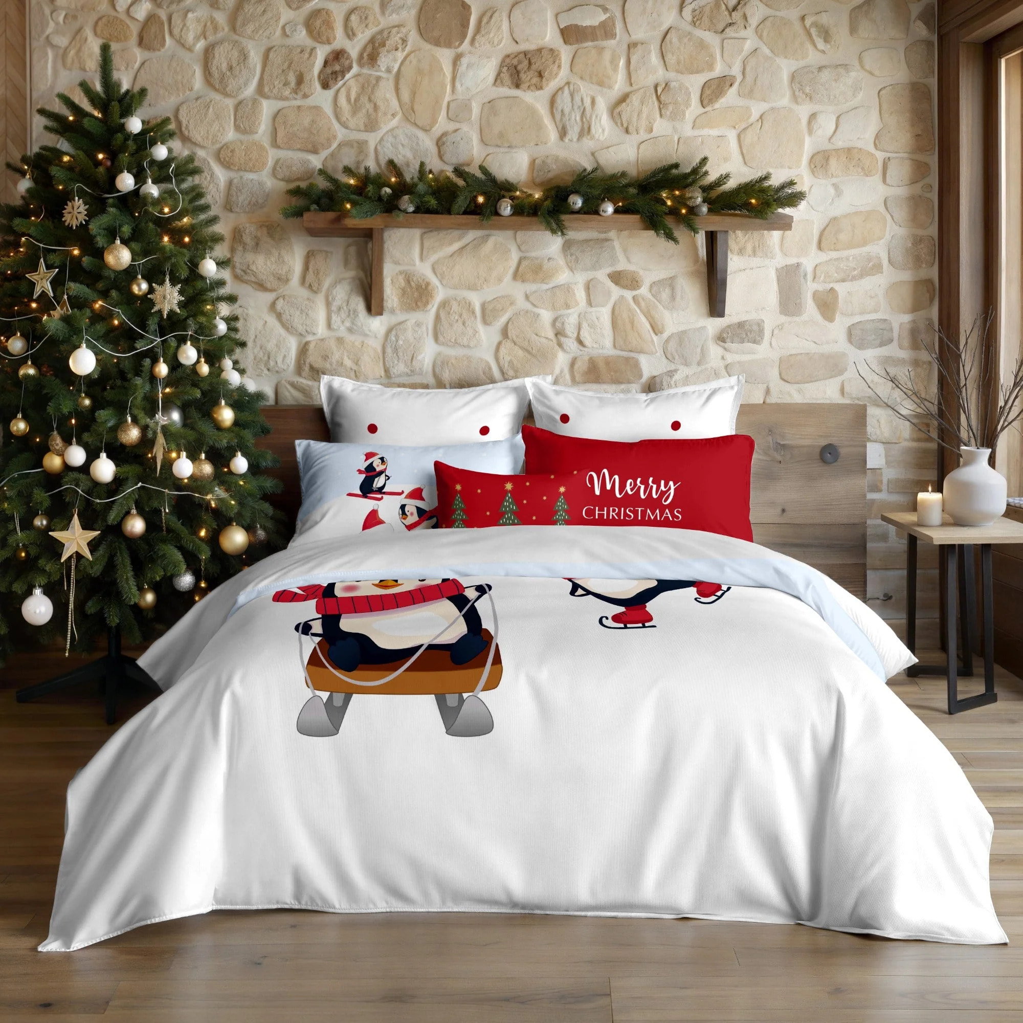 Housse de couette avec boutons-pression Laponia 56