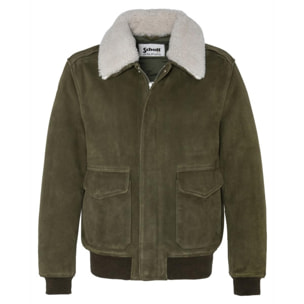 LC2410S SUEDE PILOT JACKET GOATSKIN SUEDE Cachi