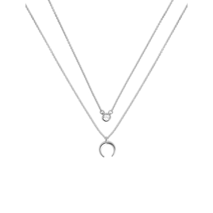 Collana Pack 2 Spark Necklaces + Mini Moonset in Argento