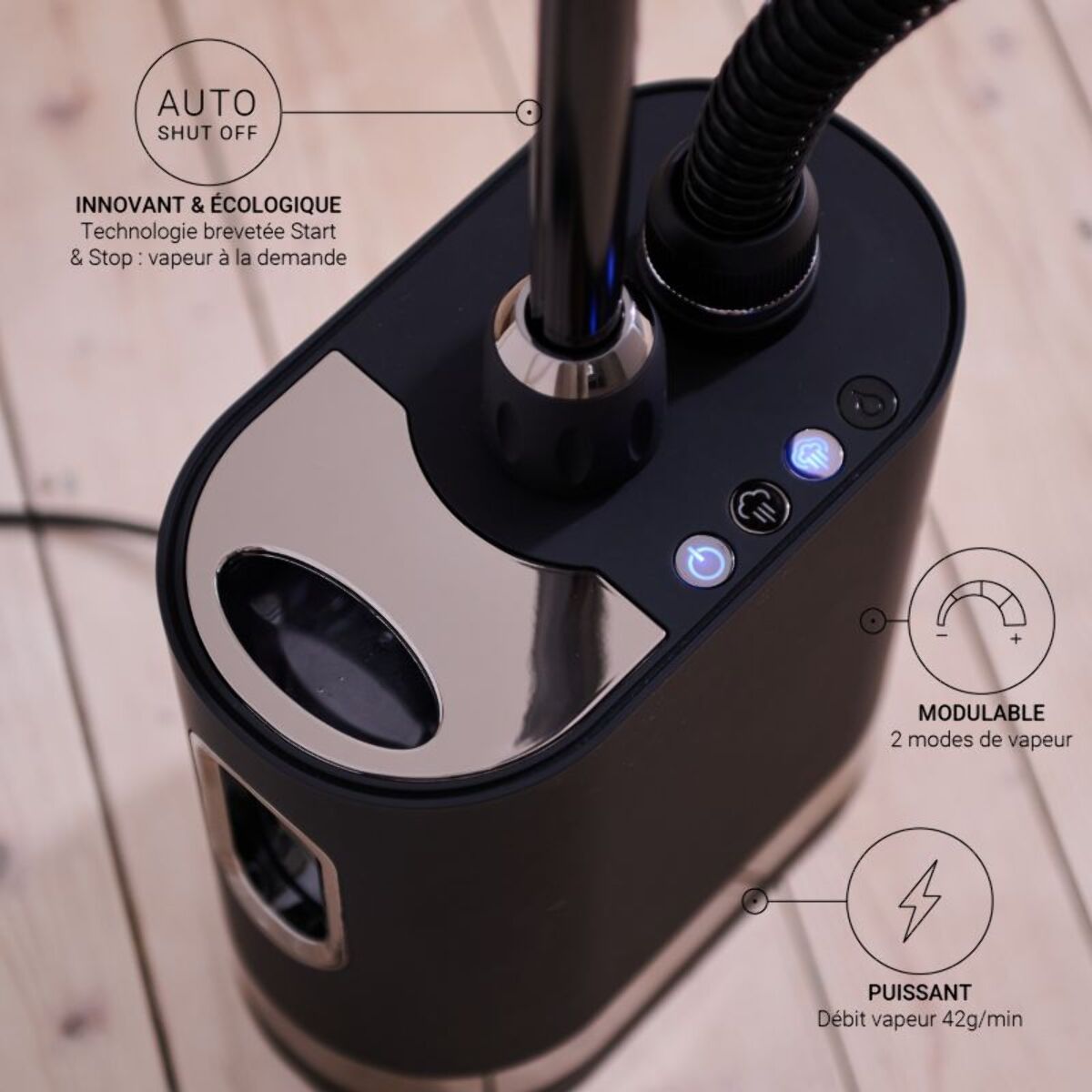 Défroisseur vapeur STEAMONE SY70SB Stilys