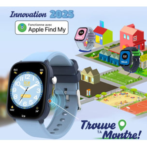 Montre connectée ICEWATCH Ice Smart Junior 3.0 Find My Bleu/Bl Cla