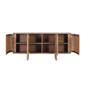 Aparador de Madera de Acacia Estilo Rústico Moderno