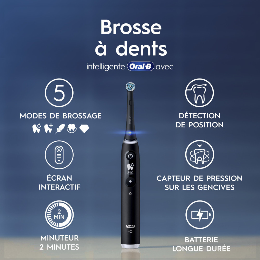 Oral-B iO 6 Oral-B iO 6 Brosses À Dents Électriques Noire Et Rose