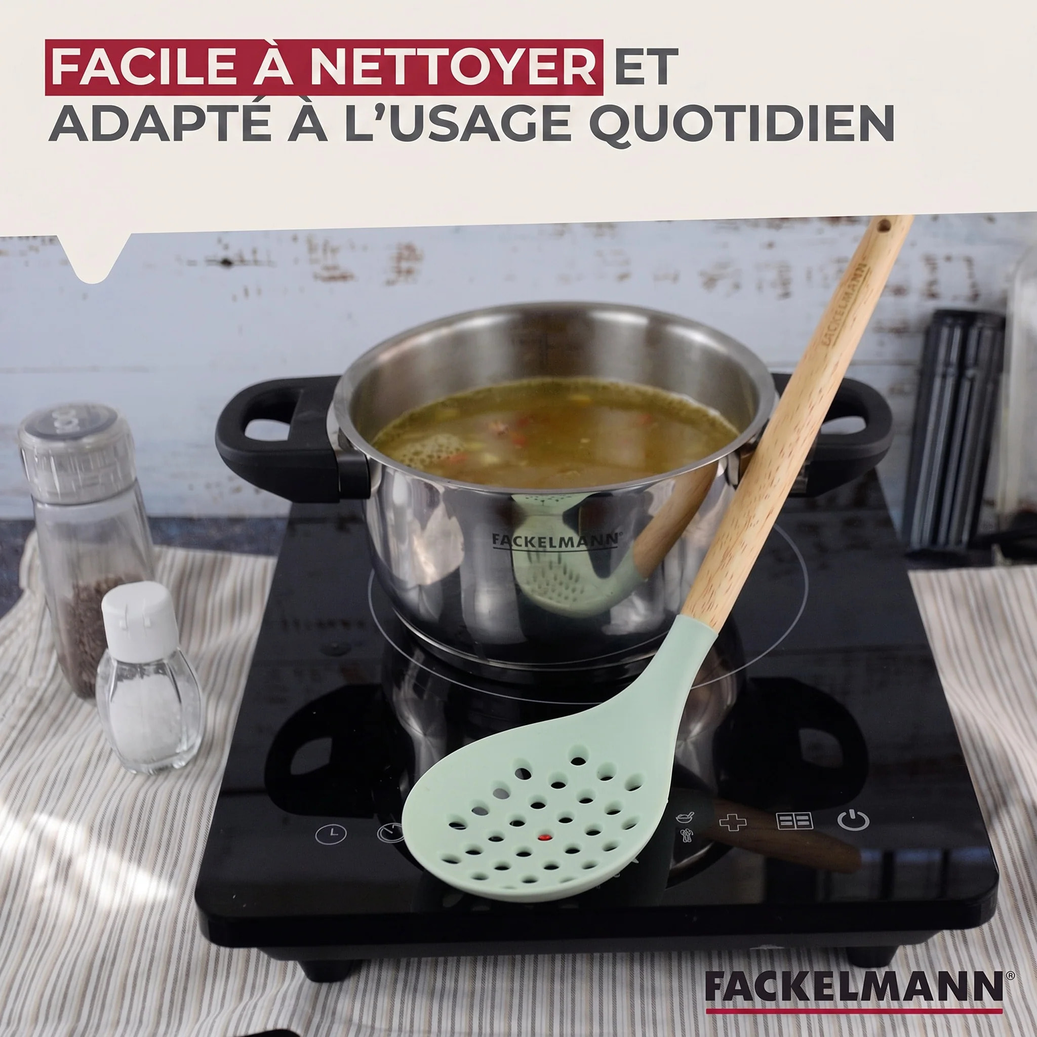 Ecumoire vert Fackelmann OCEAN