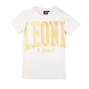 Camiseta Leone Gold de algodón de manga corta para niño
