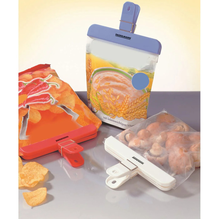 Pince à sachet Fackelmann Tecno