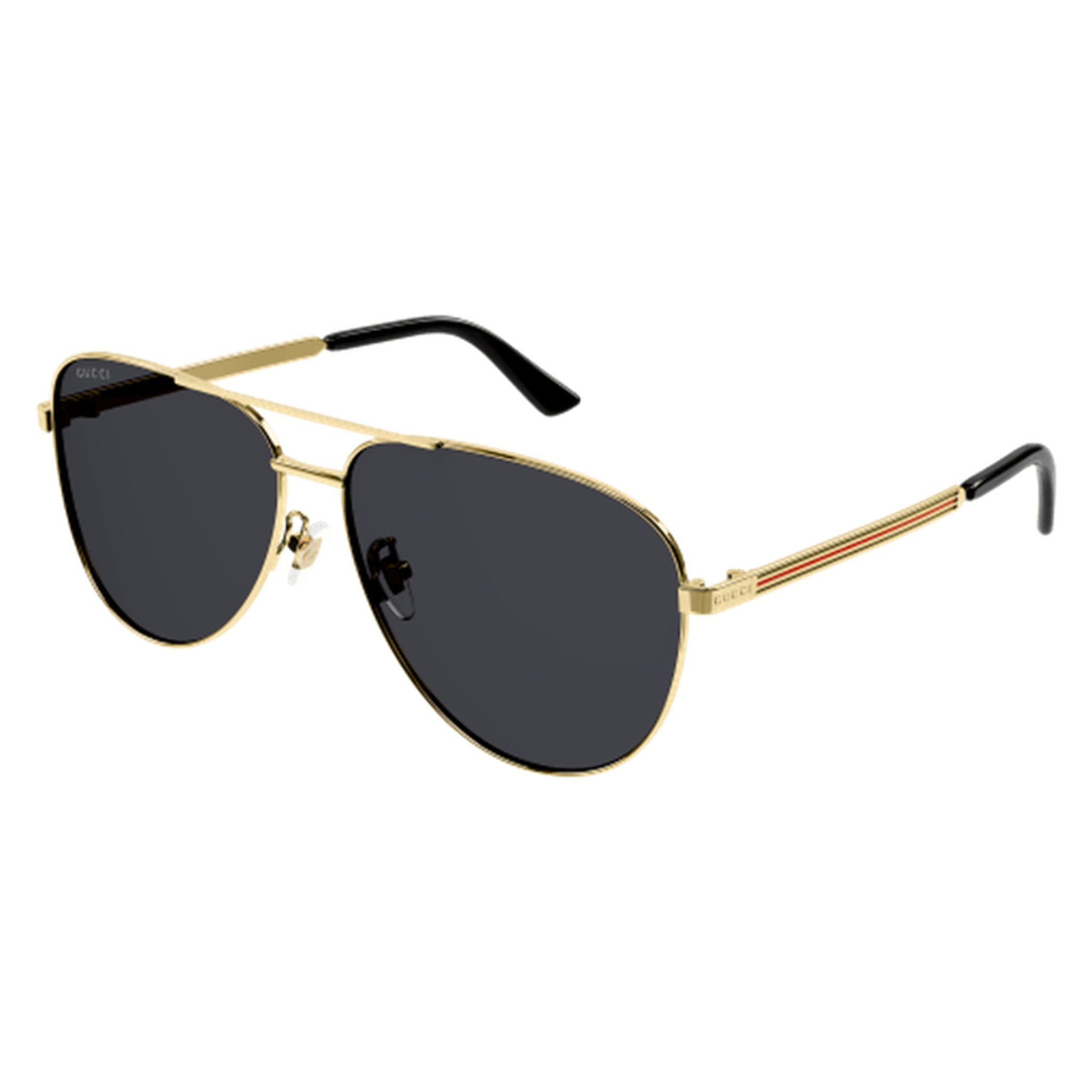 Gafas de Sol Gucci GG1233SA-001 de Metal Hombre 63 mm