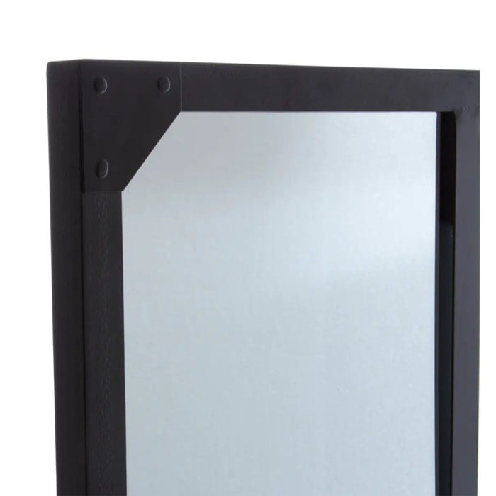 Miroir d'atelier "Lola" noir 116x76cm
