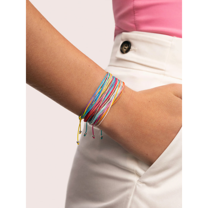 Pack 3 Pulseras Color Rainbow Acero
