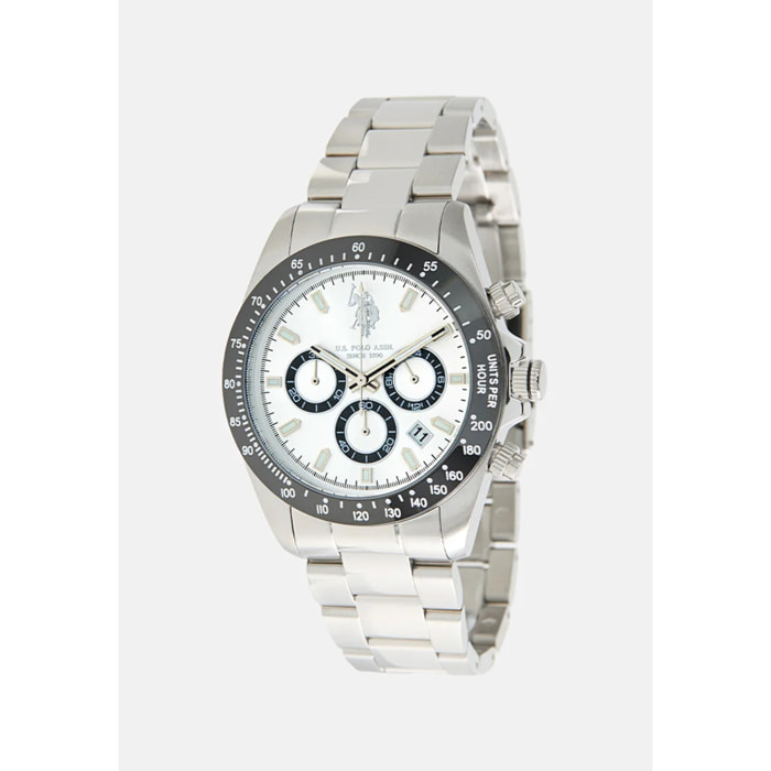 Cronografo U.S. Polo Assn. In acciaio