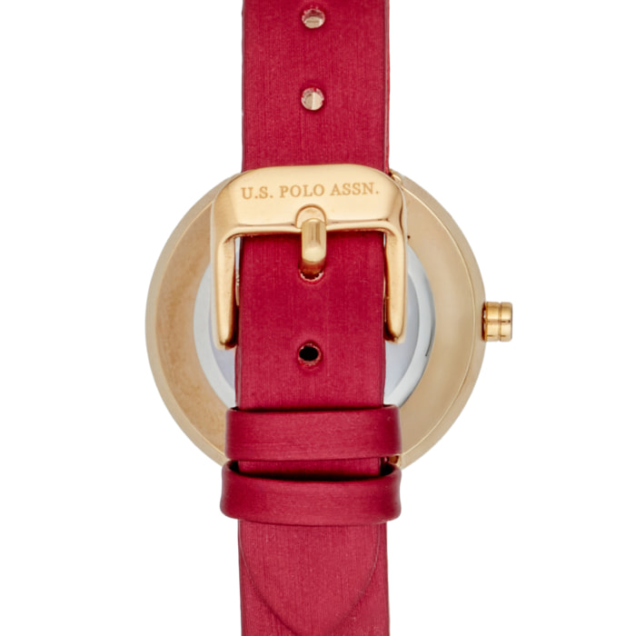 Orologio U.S. Polo Assn. con cinturino in raso