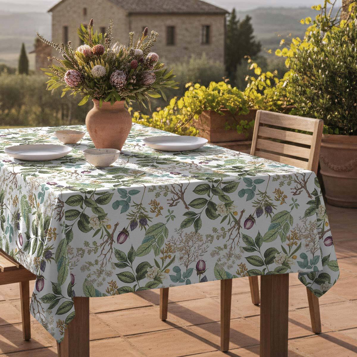Nappe anti-taches Botanic - 100% coton -