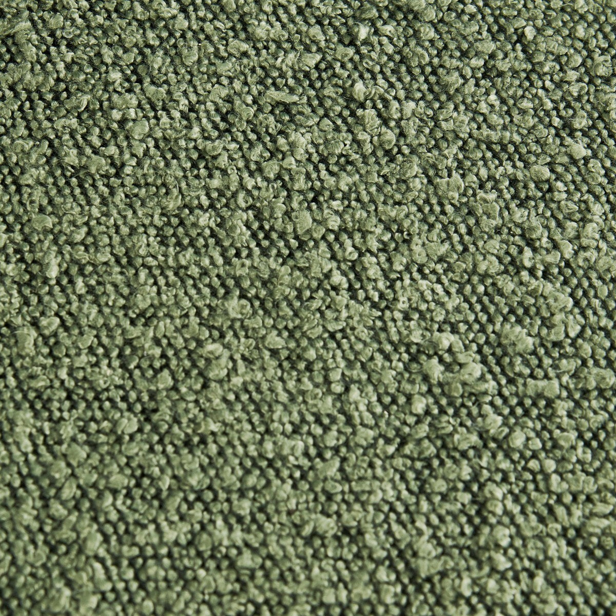 Lot de 2 chaises chromées, cannage et tissu bouclé - PAULA