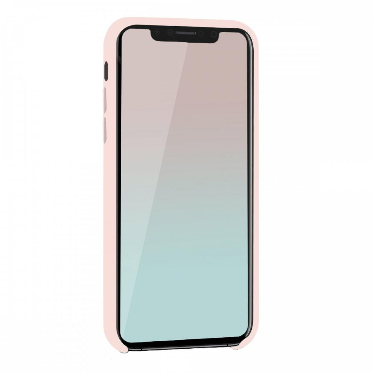 Coque iPhone 11 Silicone Liquide Douce rose pâle Amour La Coque Francaise.