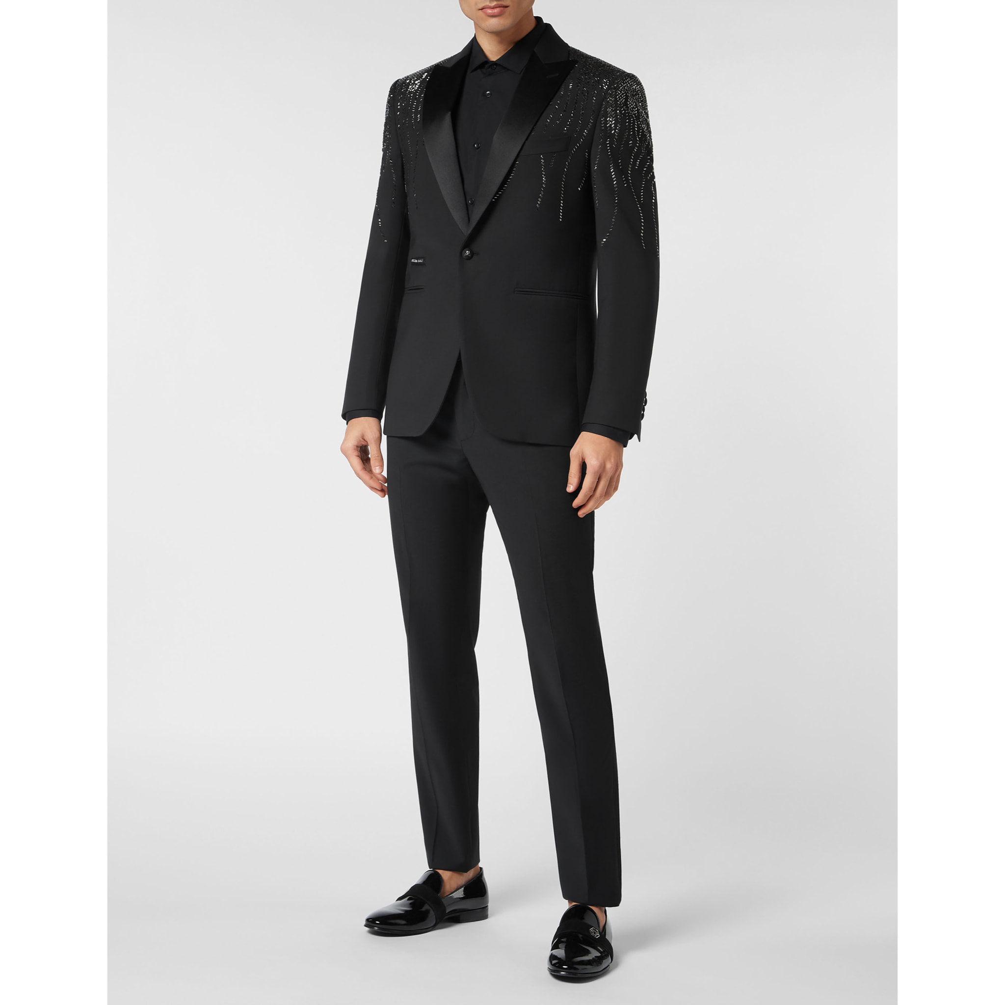 PHILIPP PLEIN One-Button Blazer Slim Fit