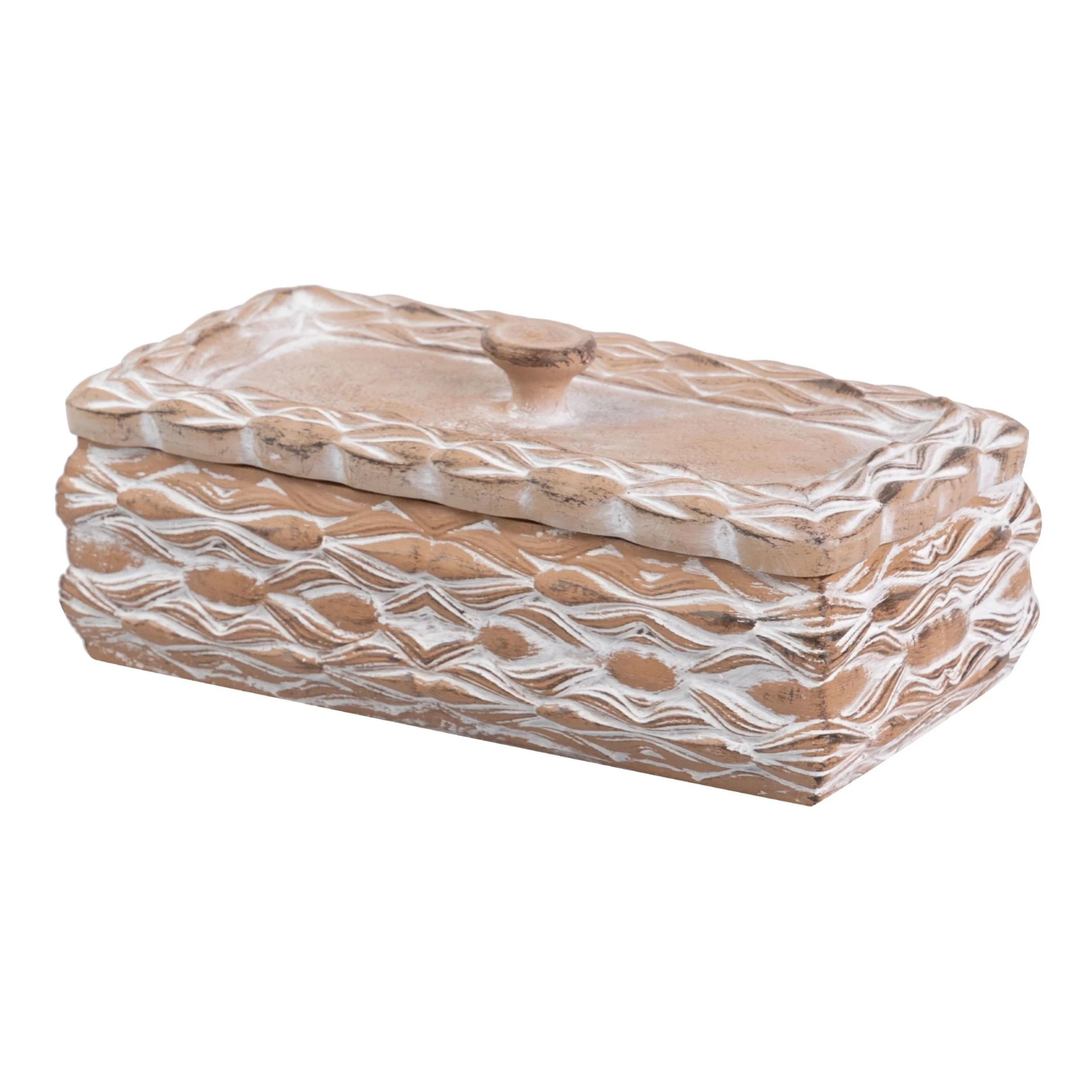 Caja Resina Natural 20x10x7,5 Cm