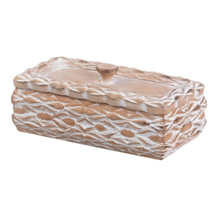 Caja Resina Natural 20x10x7,5 Cm